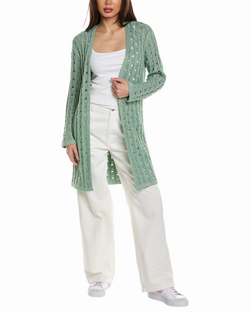 St. John Crochet Cardigan Tops Womens - peplum tops outlet