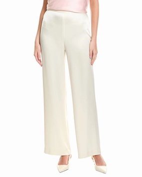 St. John Liquid Satin Elastic Waist Pull-On Pant womens capris online shop
