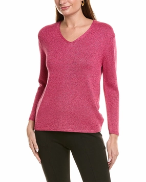St. John Lurex  Sweater Tops Womens - ruffle blouses