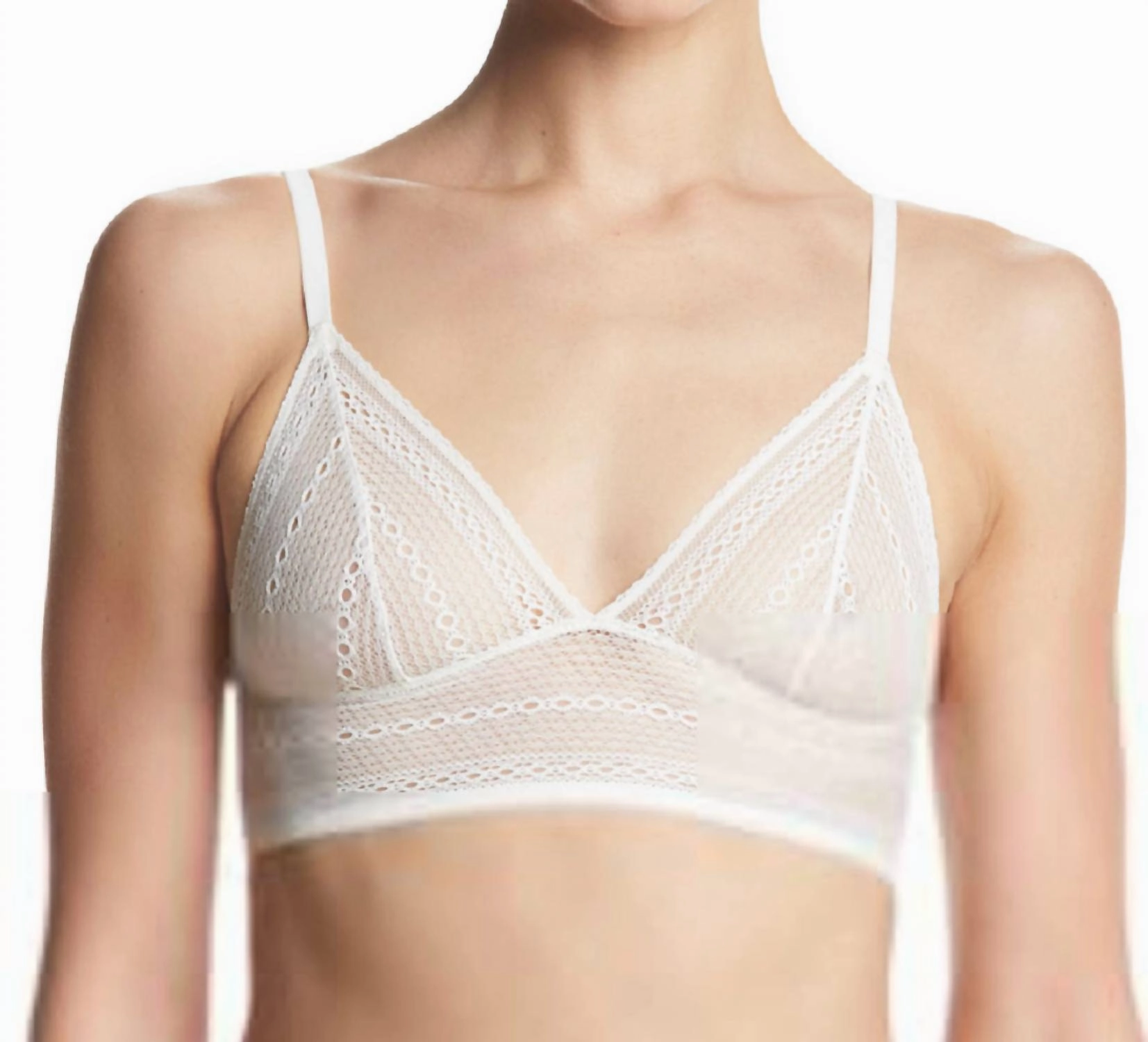 Standard Ombre Triangle Bra In Ivory