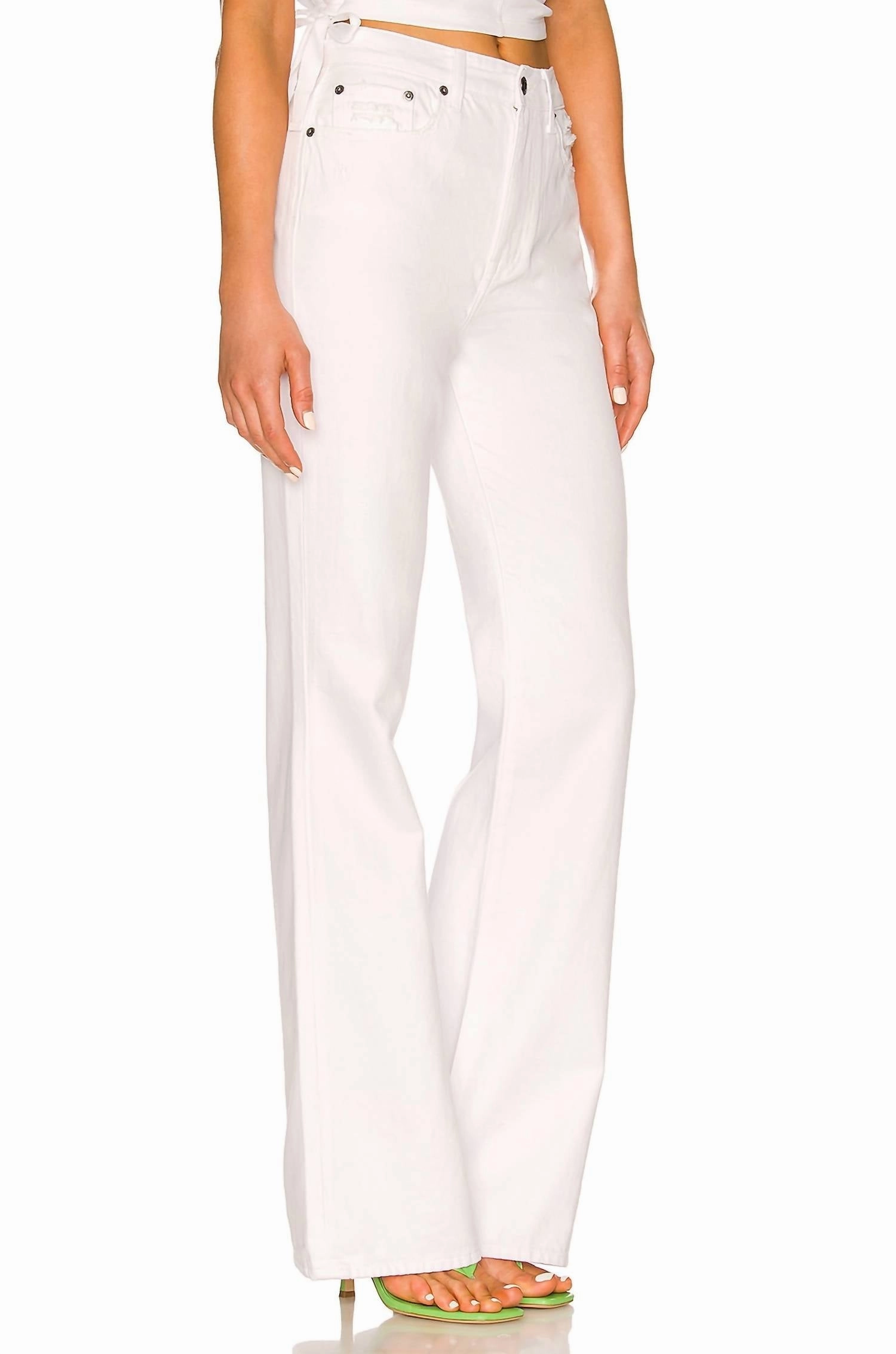 Stevie High Rise Wide Leg In Polarize