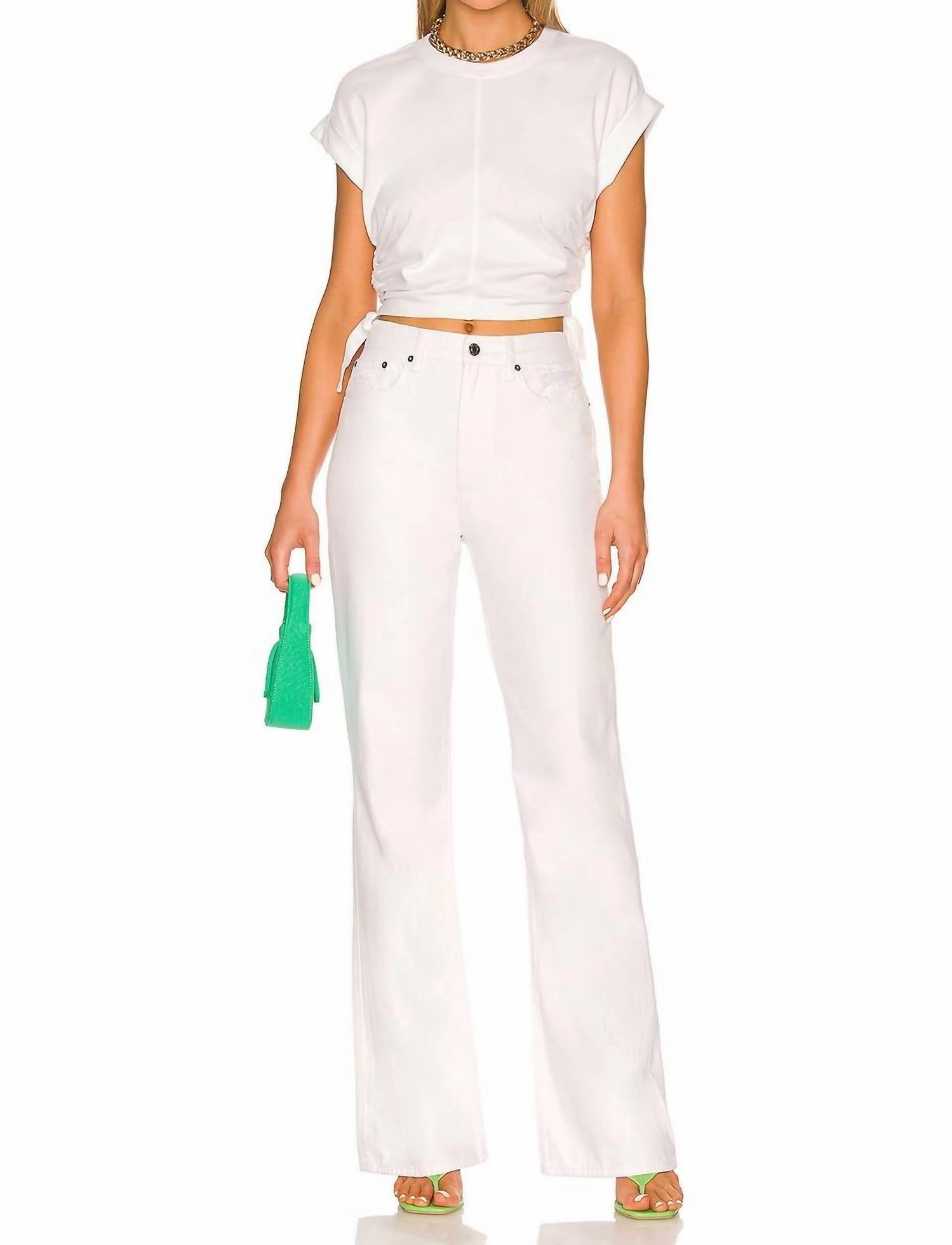 Stevie High Rise Wide Leg In Polarize