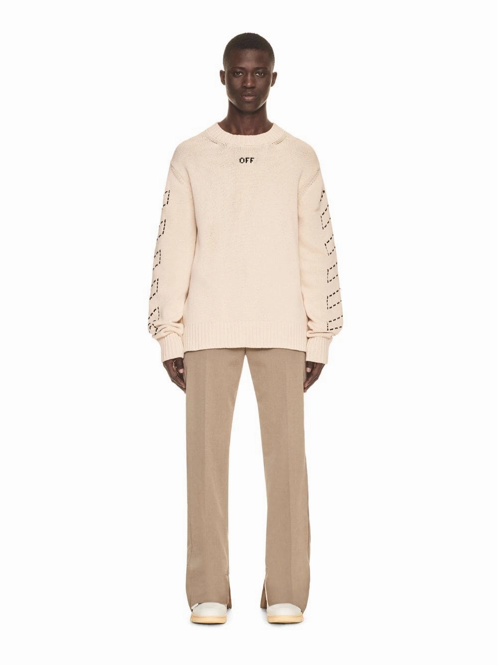 Stitch Arr Diags Knit Jumper