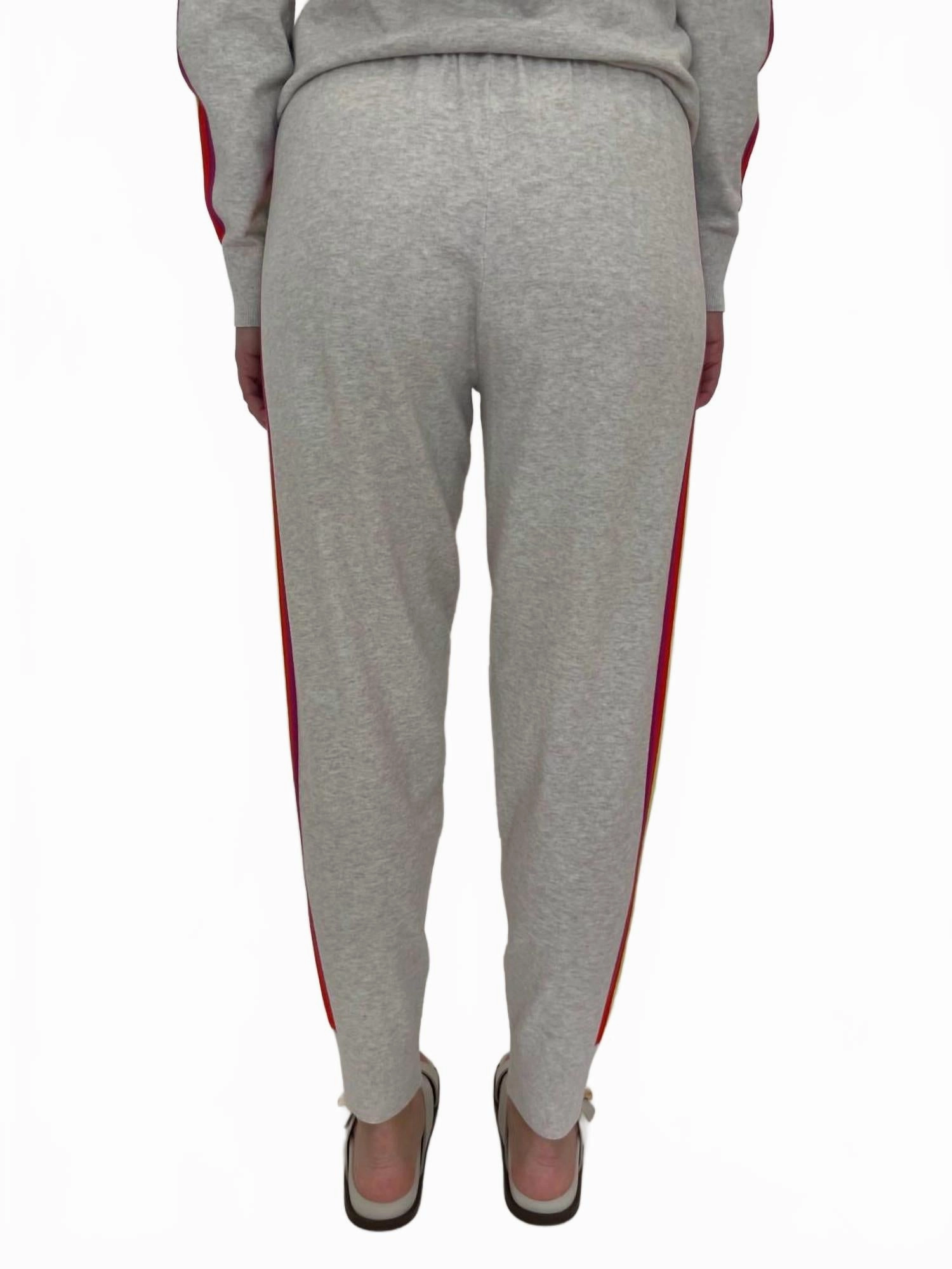 Striped Joggers In Flax