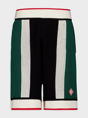Striped Mesh Shorts Knitwear Mens - men's sweaters sale