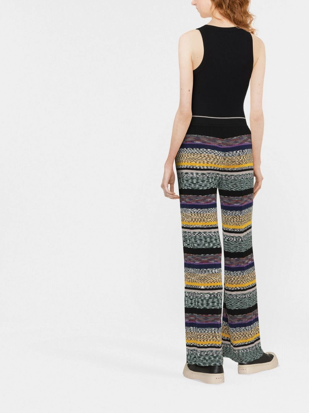 Striped trousers