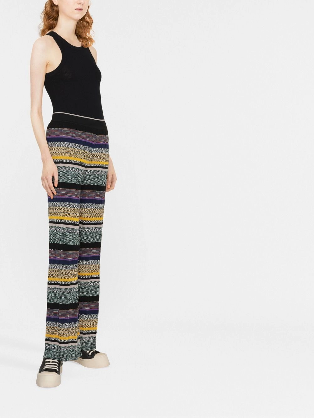 Striped trousers
