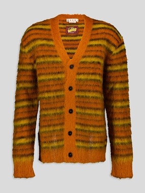Striped V-Neck Cardigan Knitwear Mens - men's sweaters sale