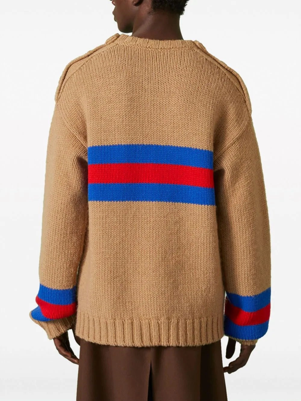 Striped Wool Mohair Jumper