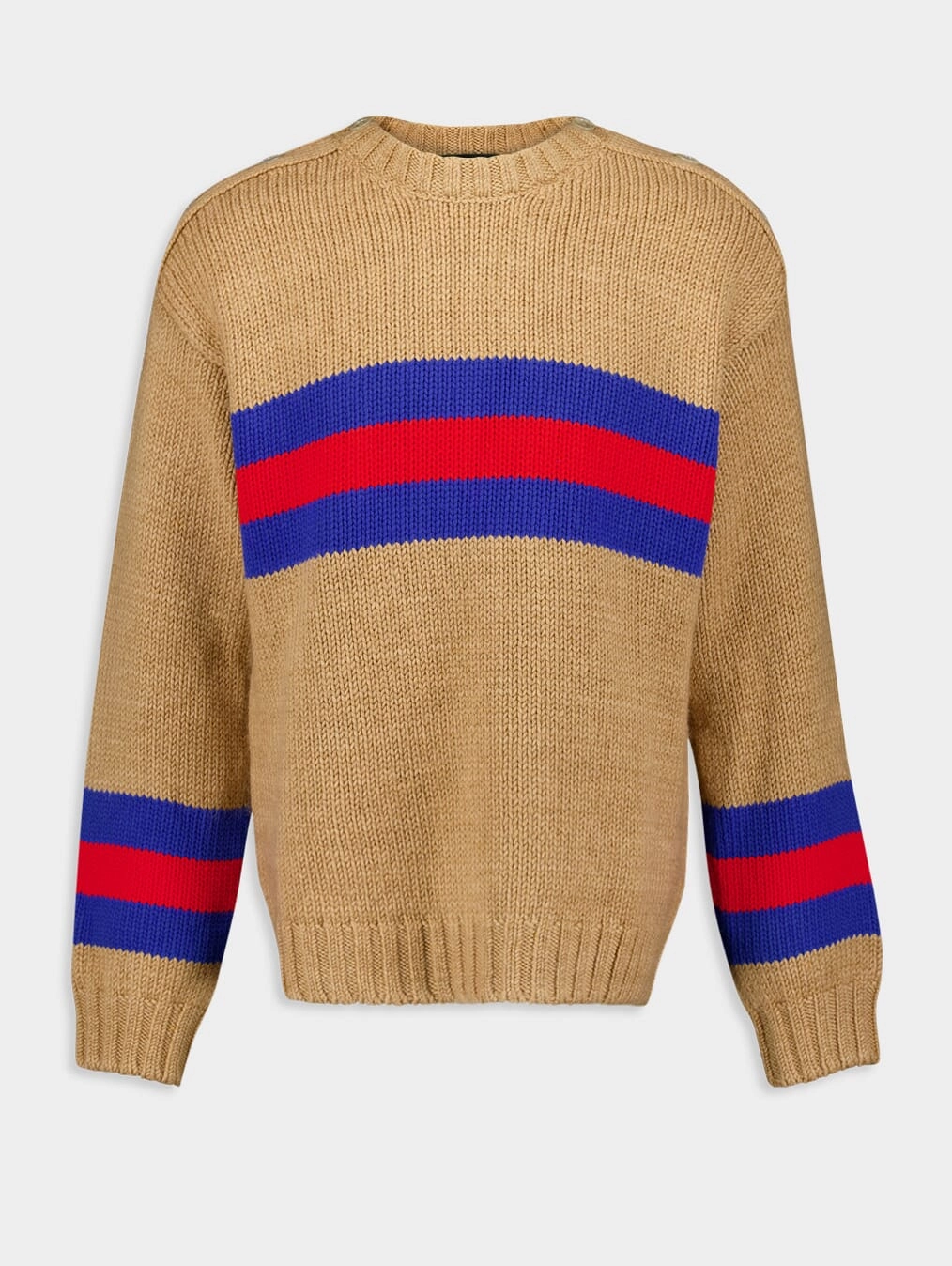 Striped Wool Mohair Jumper Knitwear Mens - men's sweaters sale