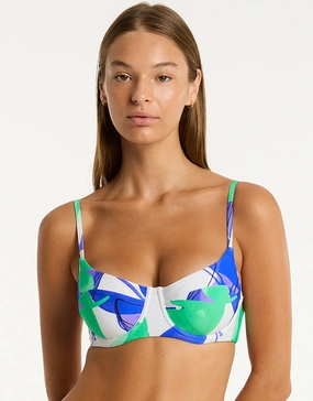 Sublime Balconette Bra Bikini Top - Cobalt Swim Womens - beachwear discount