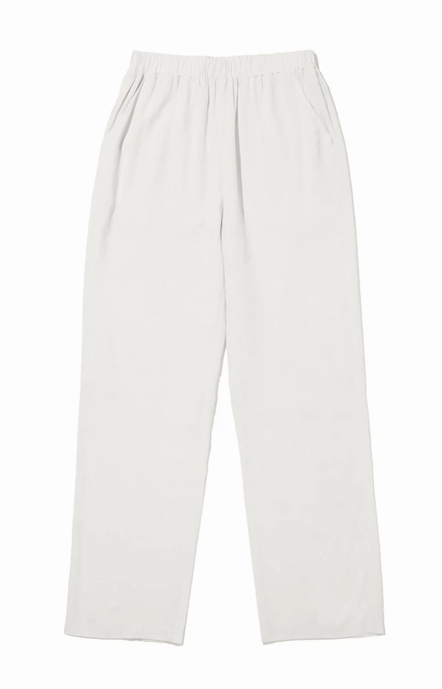 Suki Straight Leg Pants In Cream womens peg pants deal