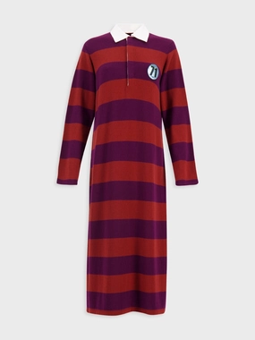 Sulfur Stripped Cashmere Polo Dress Knitwear Womens - women's knitwear cheap