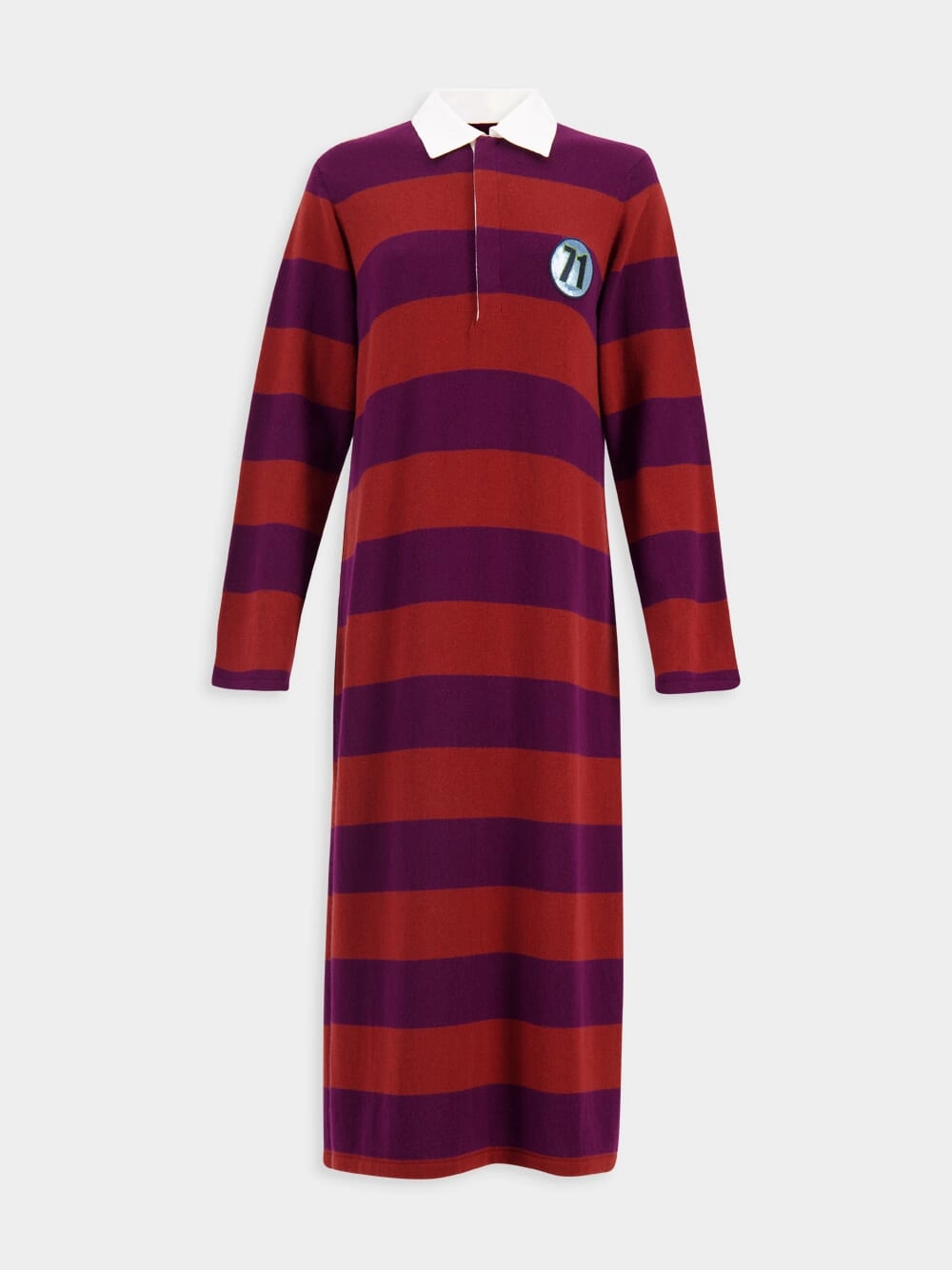 Sulfur Stripped Cashmere Polo Dress Knitwear Womens - women's knitwear cheap
