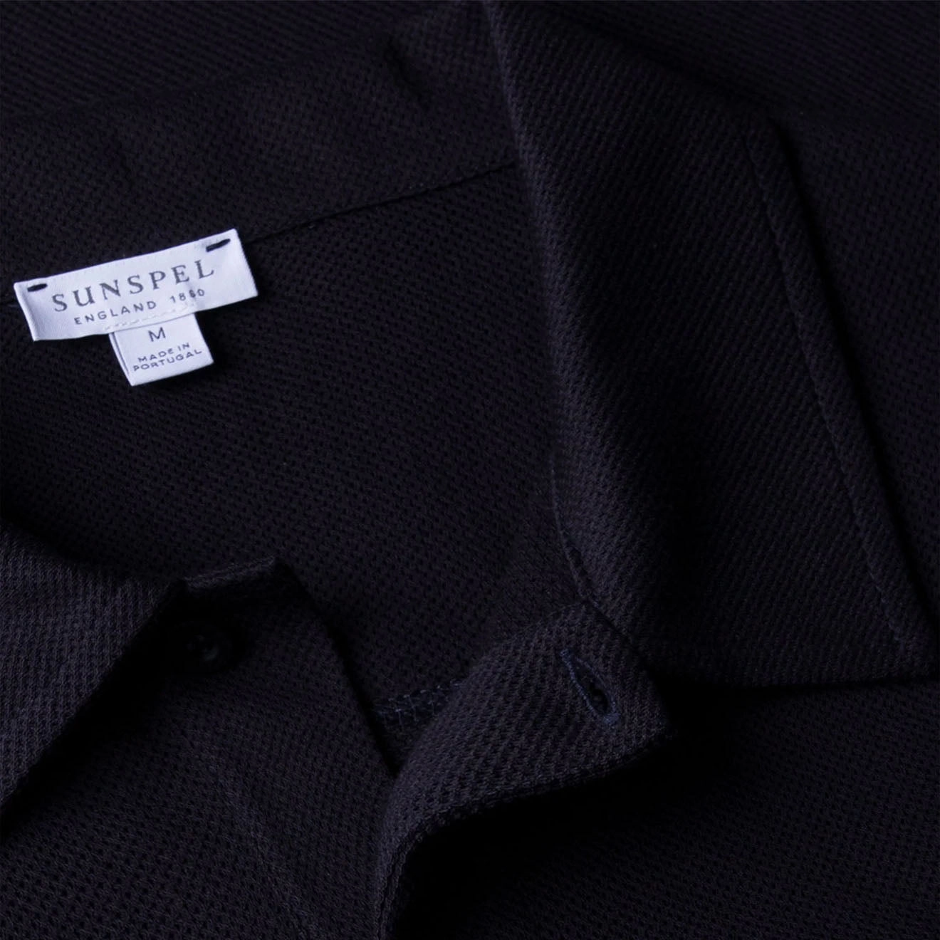 Sunspel Riviera Polo Shirt Midnight Navy