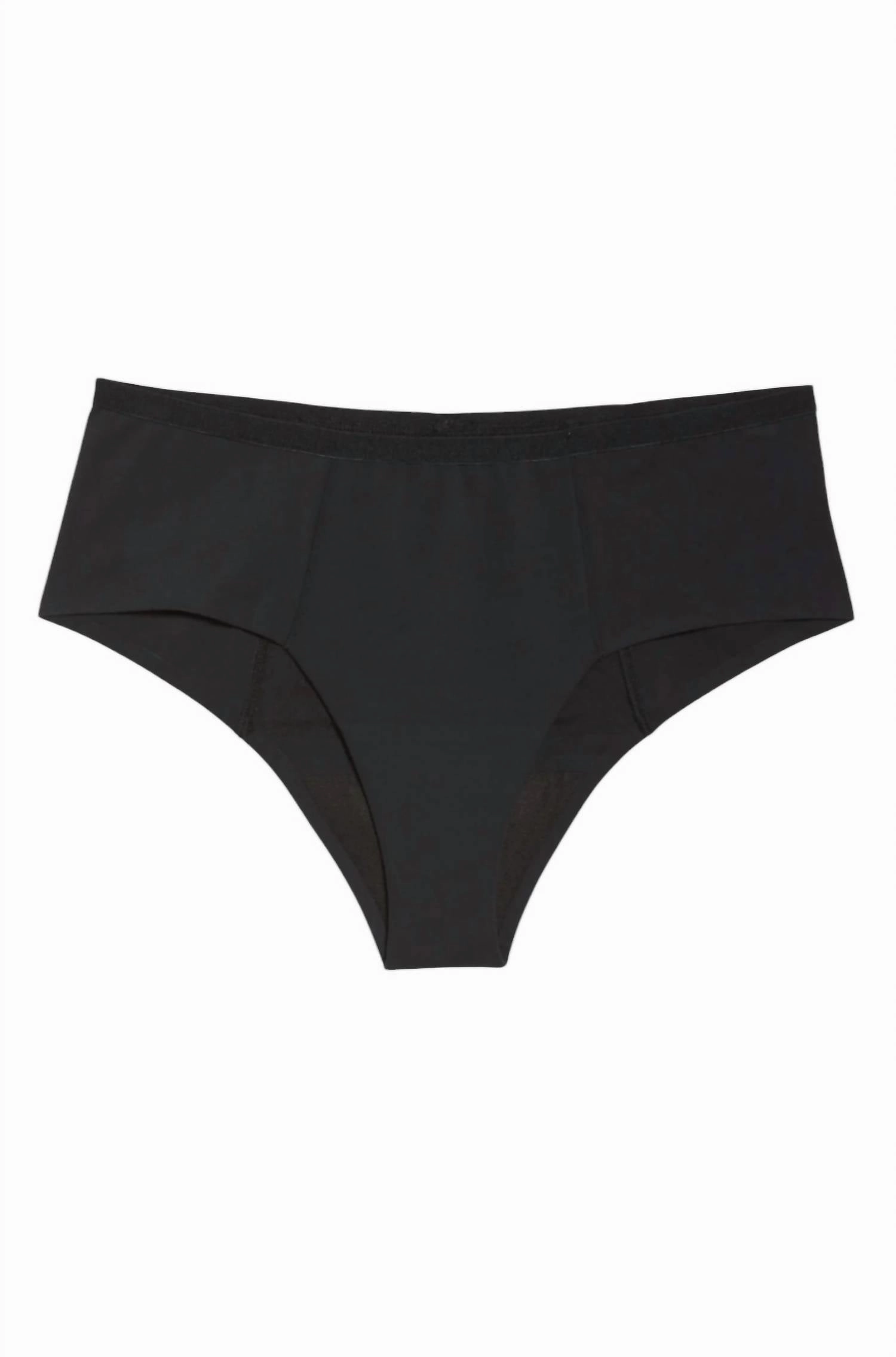 Super Heavy Absorbency Hipster Panties In Black