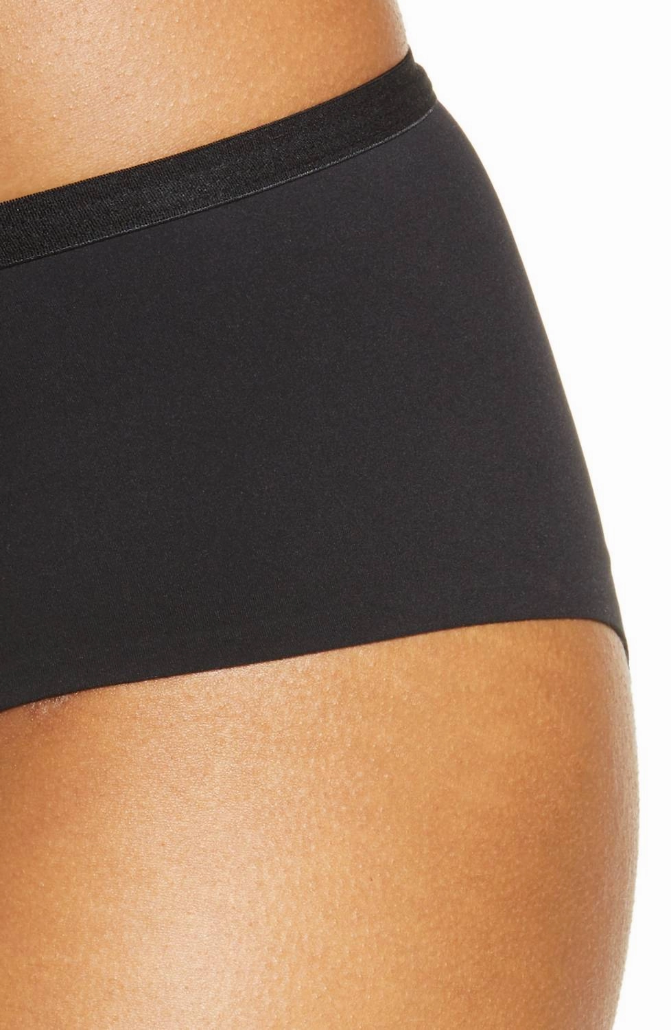 Super Heavy Absorbency Hipster Panties In Black