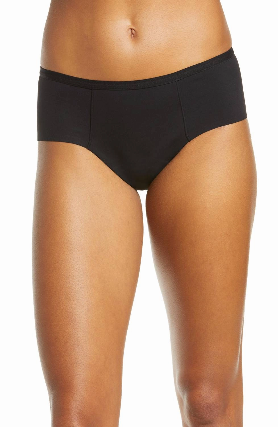 Super Heavy Absorbency Hipster Panties In Black