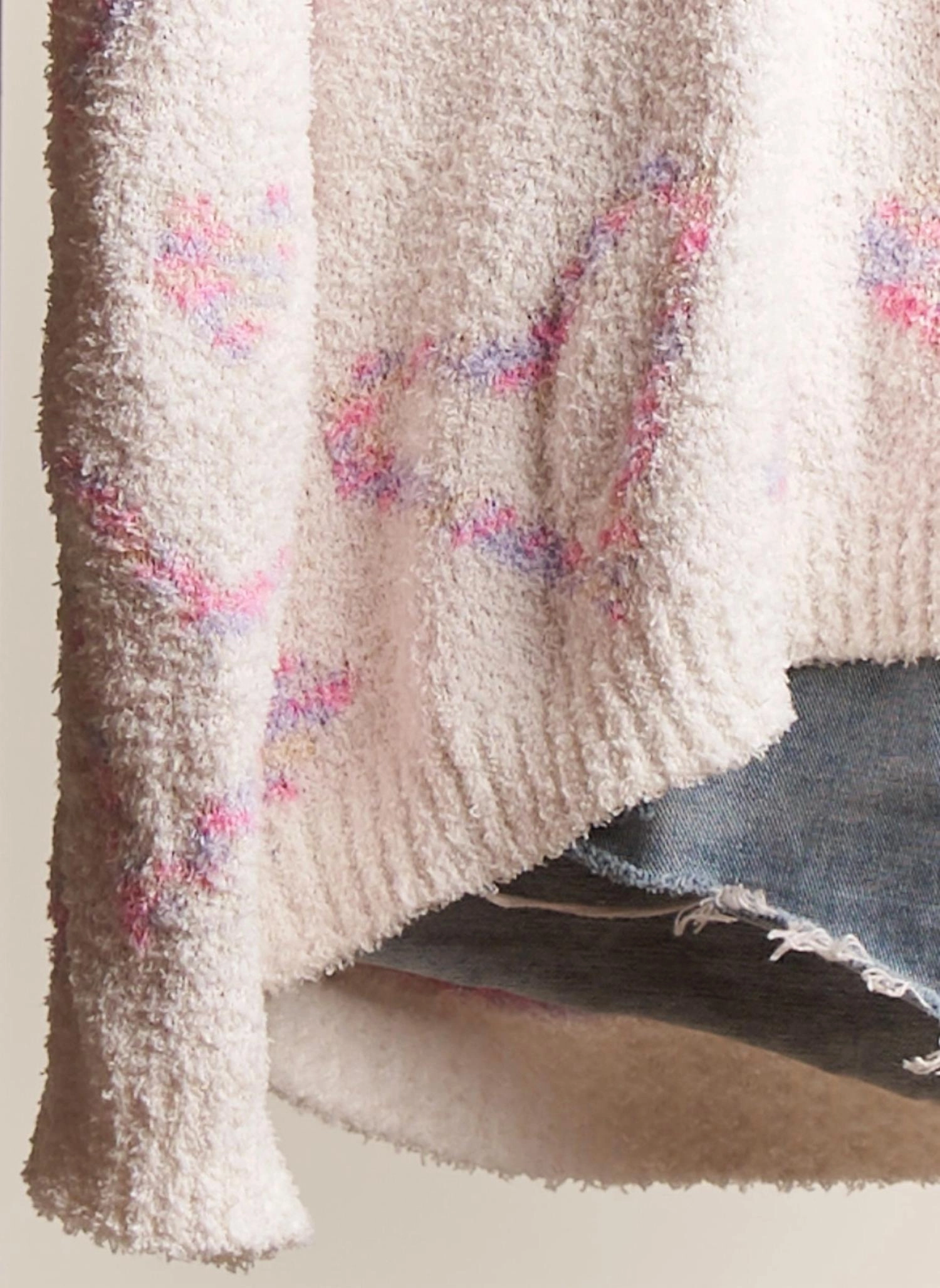 Sweet Heart Sweater In Pink