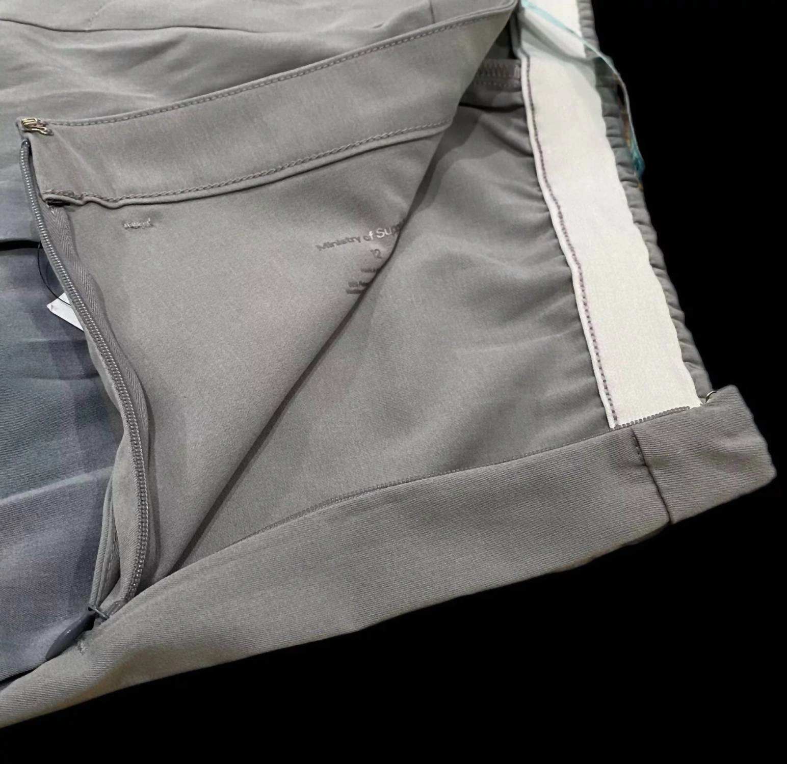 Swift Drape Pants In Gray