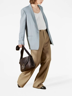 Tailored Wide-Leg Trousers Suits Mens - men's suits outlet