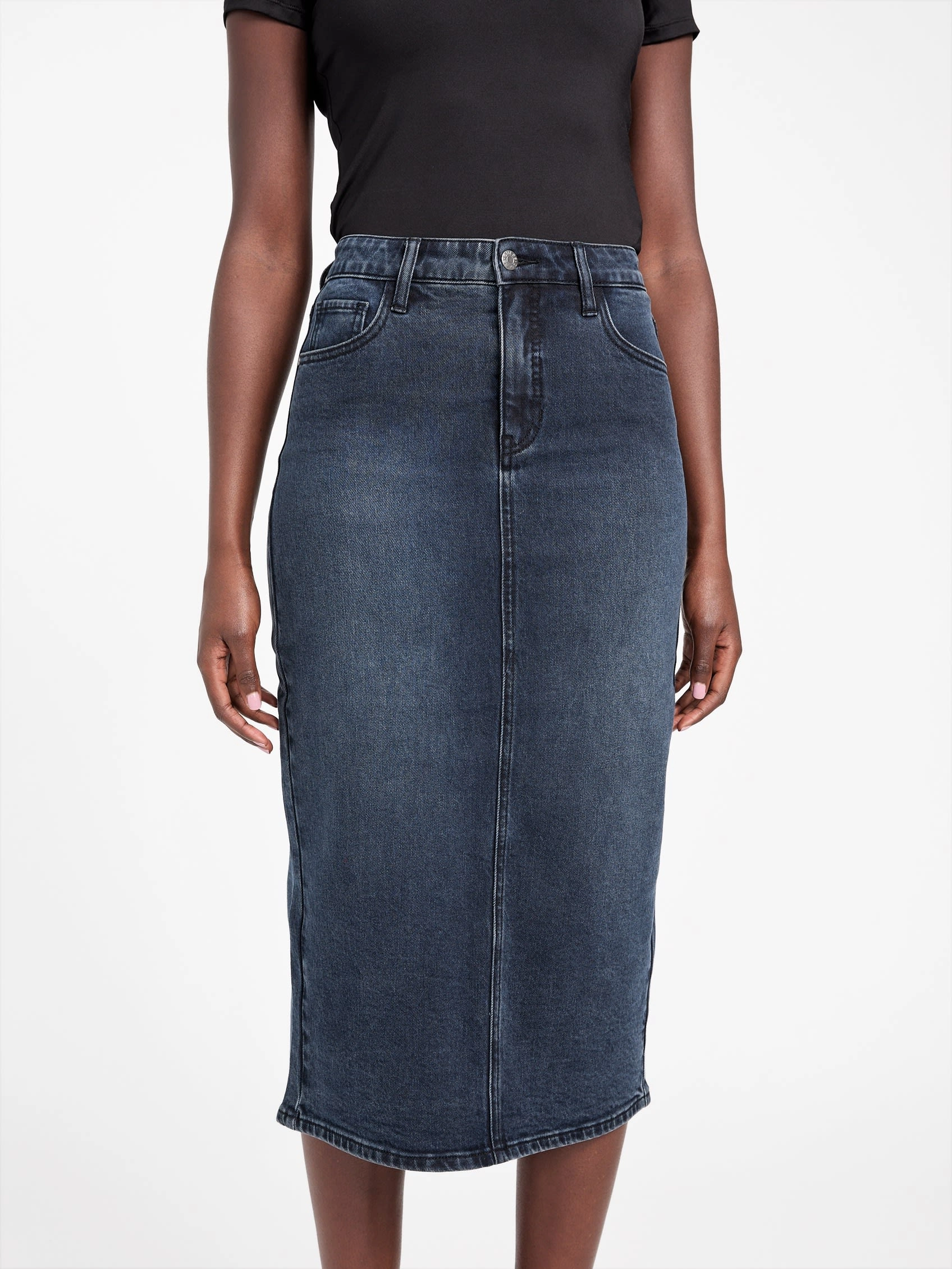 Tee Denim Skirt