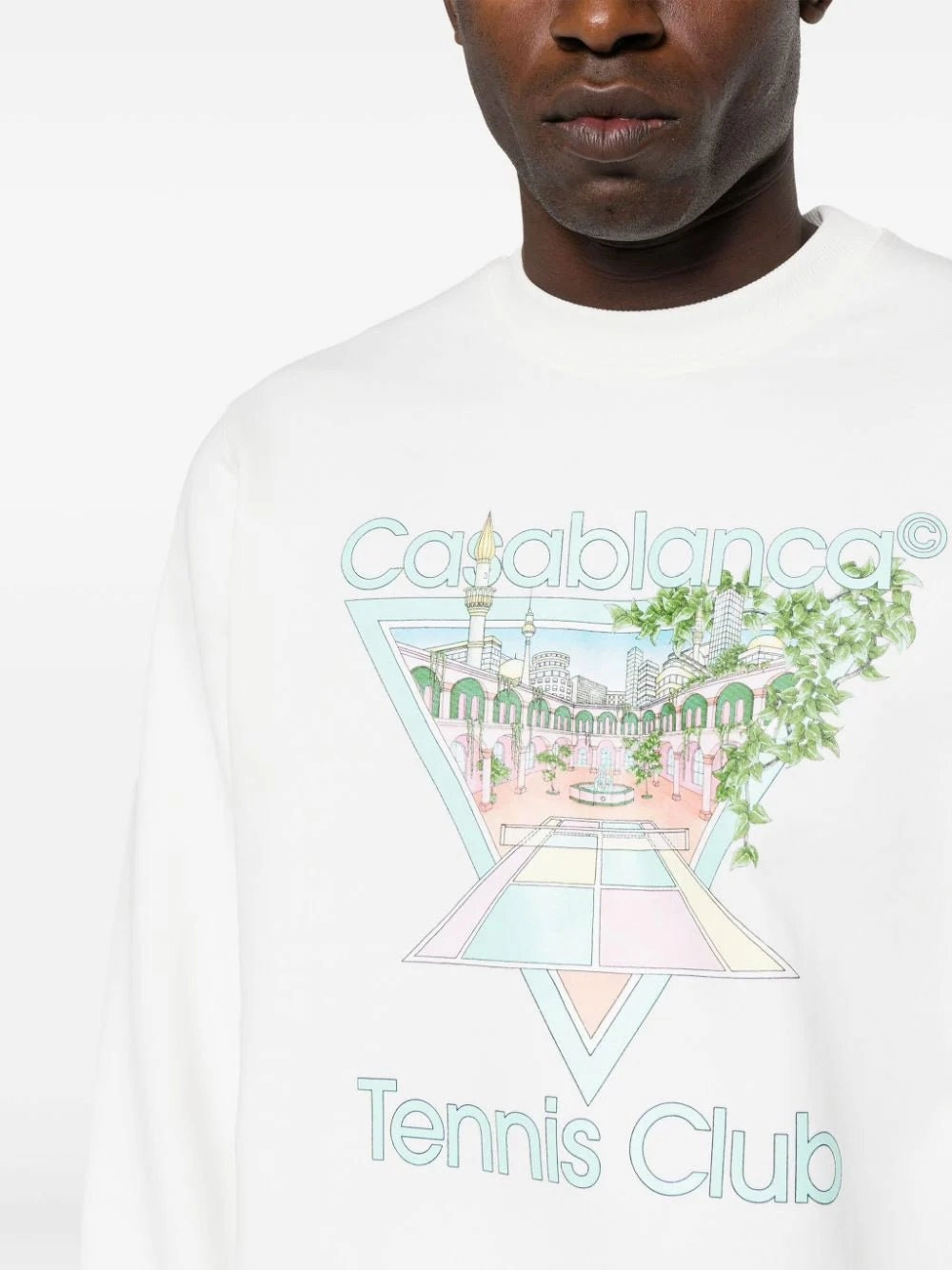 Tennis Club Icon Cotton Sweatshirt