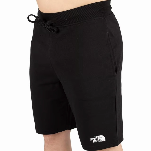 The North Face NF0A81TYJK3 Fleece Shorts Men's Black Simple Logo Cotton CLO477