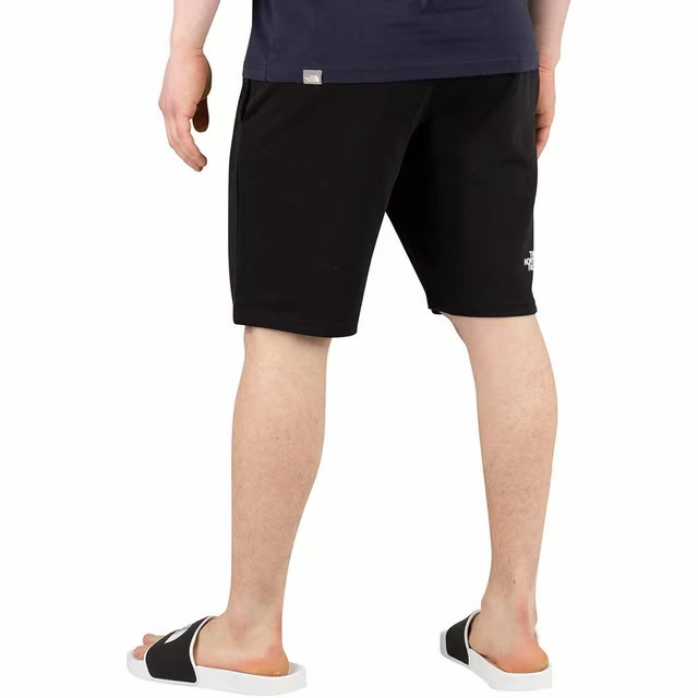 The North Face NF0A81TYJK3 Fleece Shorts Men's Black Simple Logo Cotton CLO477