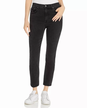 The Reed Skinny Jean In Black Rain Bottoms Womens outlet online store