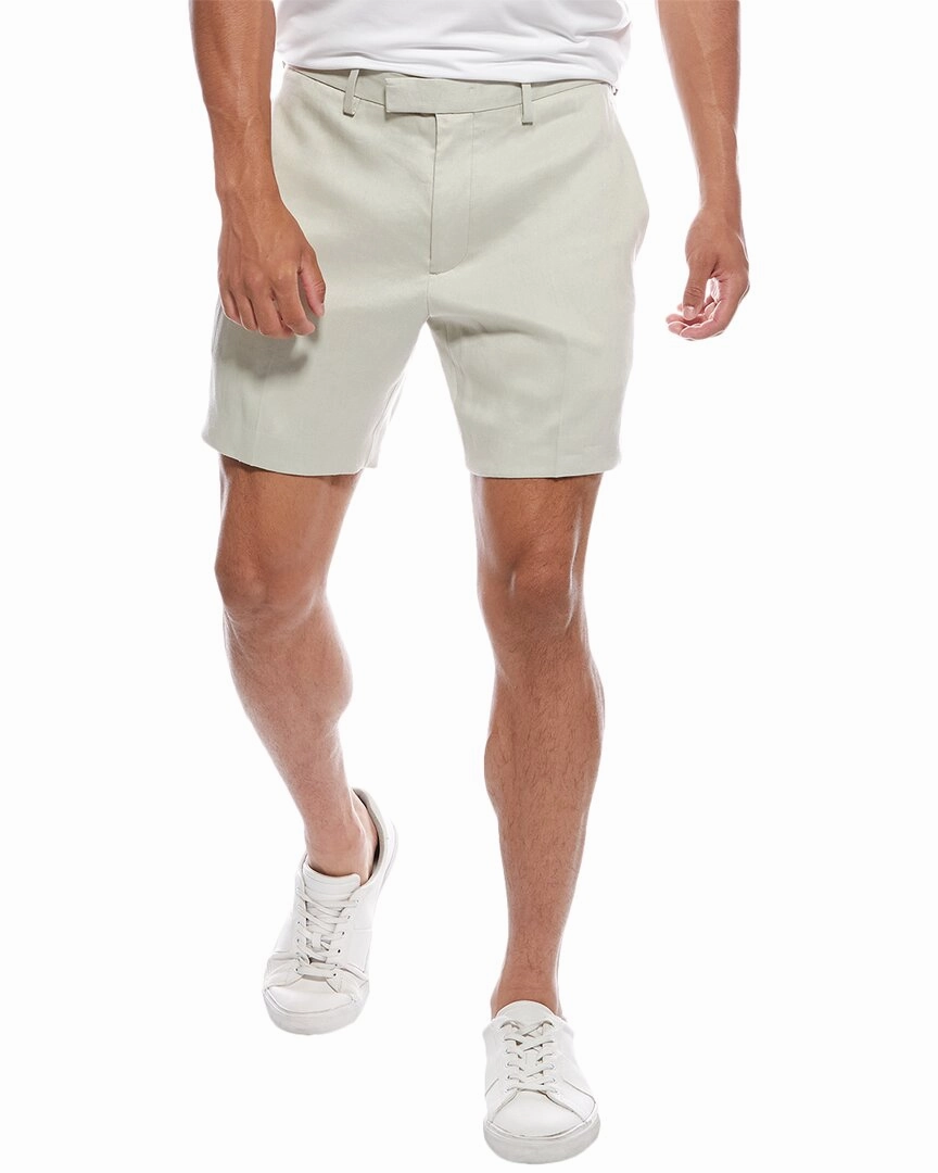 Theory Jarin Linen-Blend Short