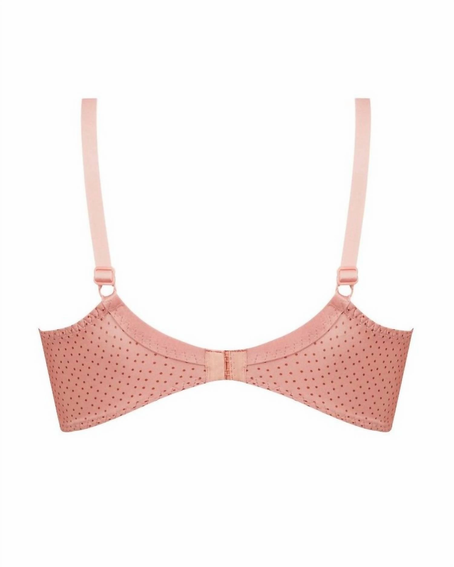 Three Parts Full Cup Bra In Bulles Rosees
