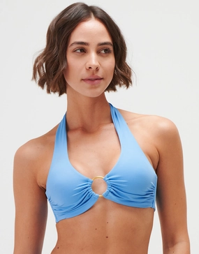 Timeless Underwired Halter Bikini Top - Cerulean Swim Womens - beachwear discount
