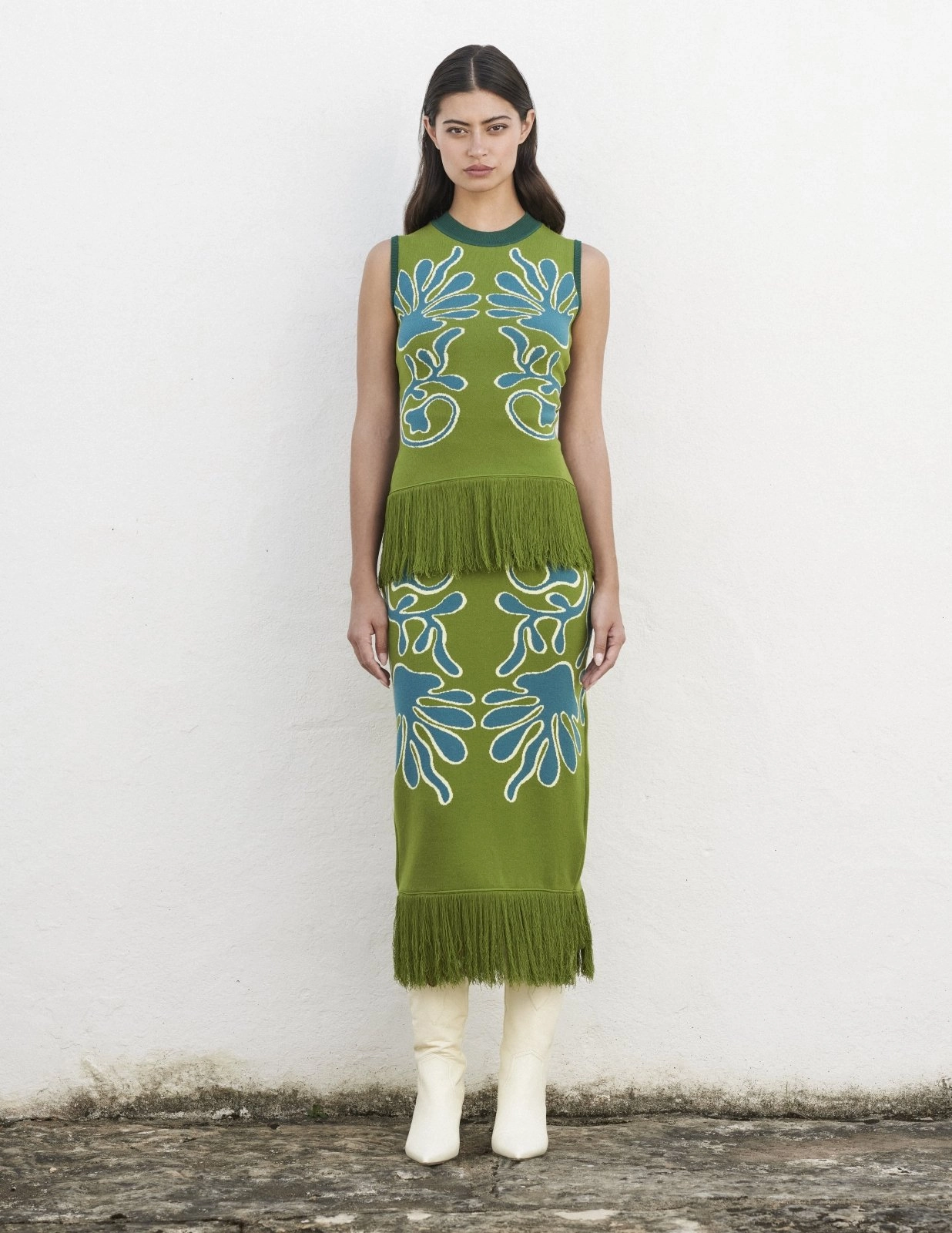 Tina Jacquard Tank Top