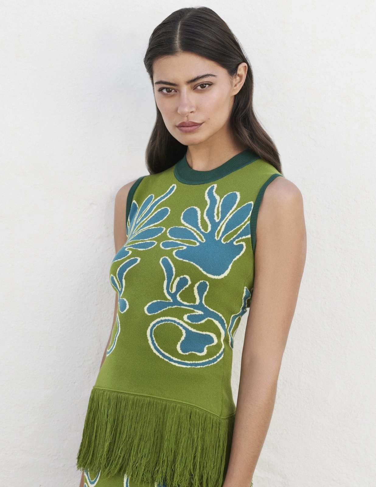 Tina Jacquard Tank Top