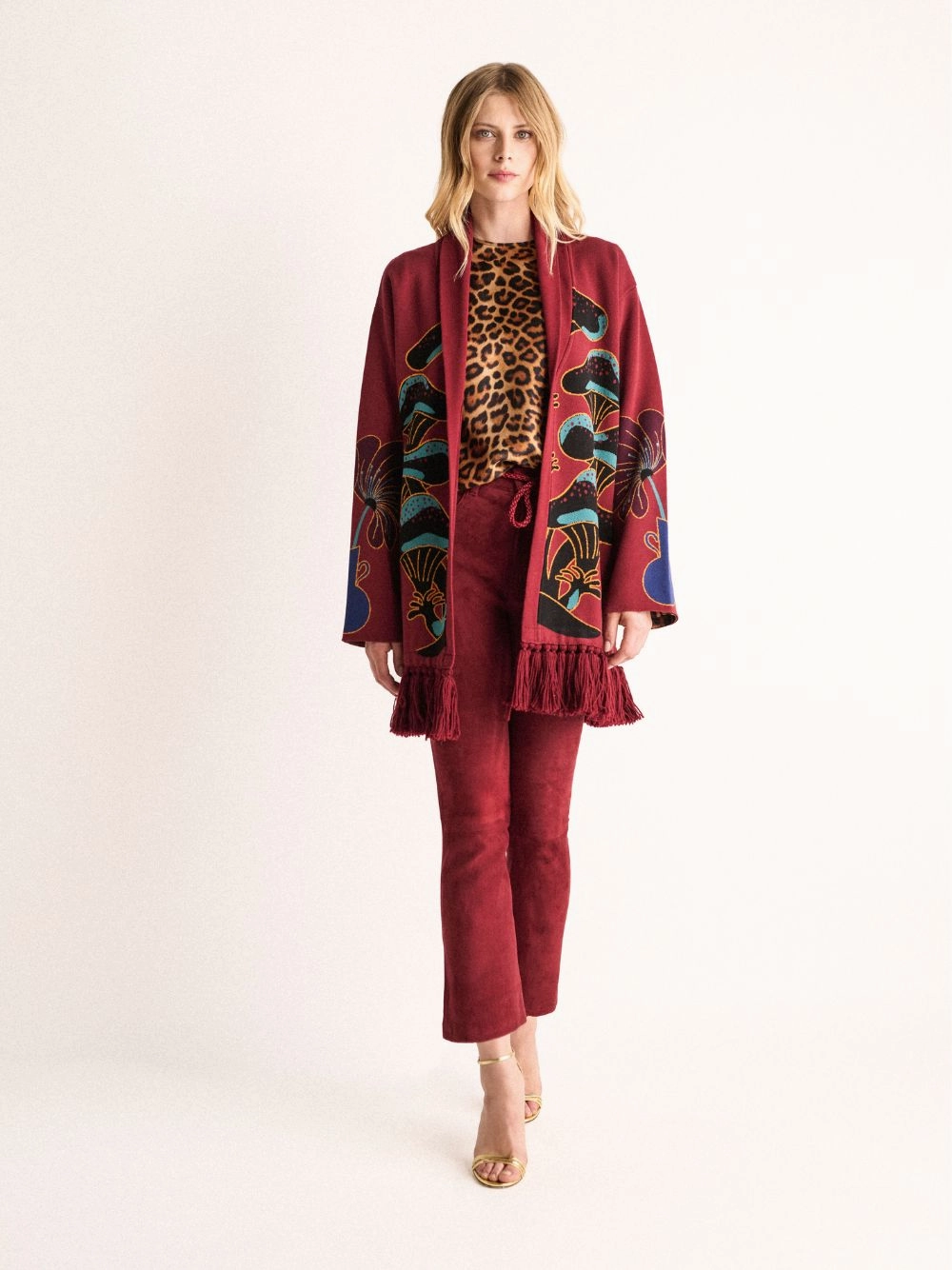 Toadstool Jacquard Cardigan