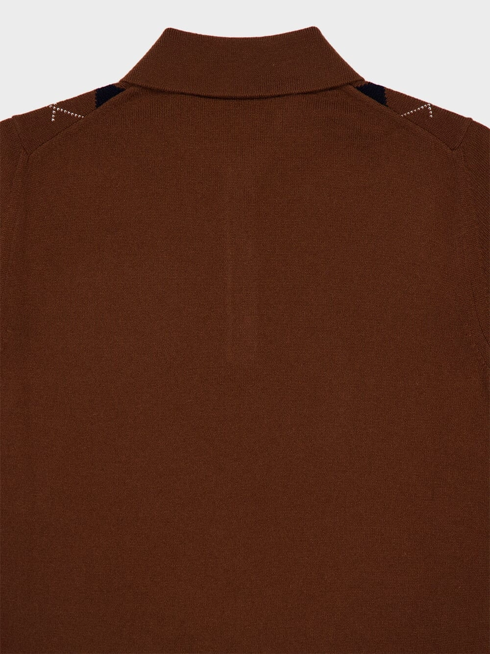 Tobacco Cashmere Polo Shirt