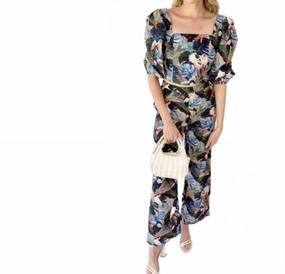 Toucan Jungle Set In Blue womens Bermuda shorts promo