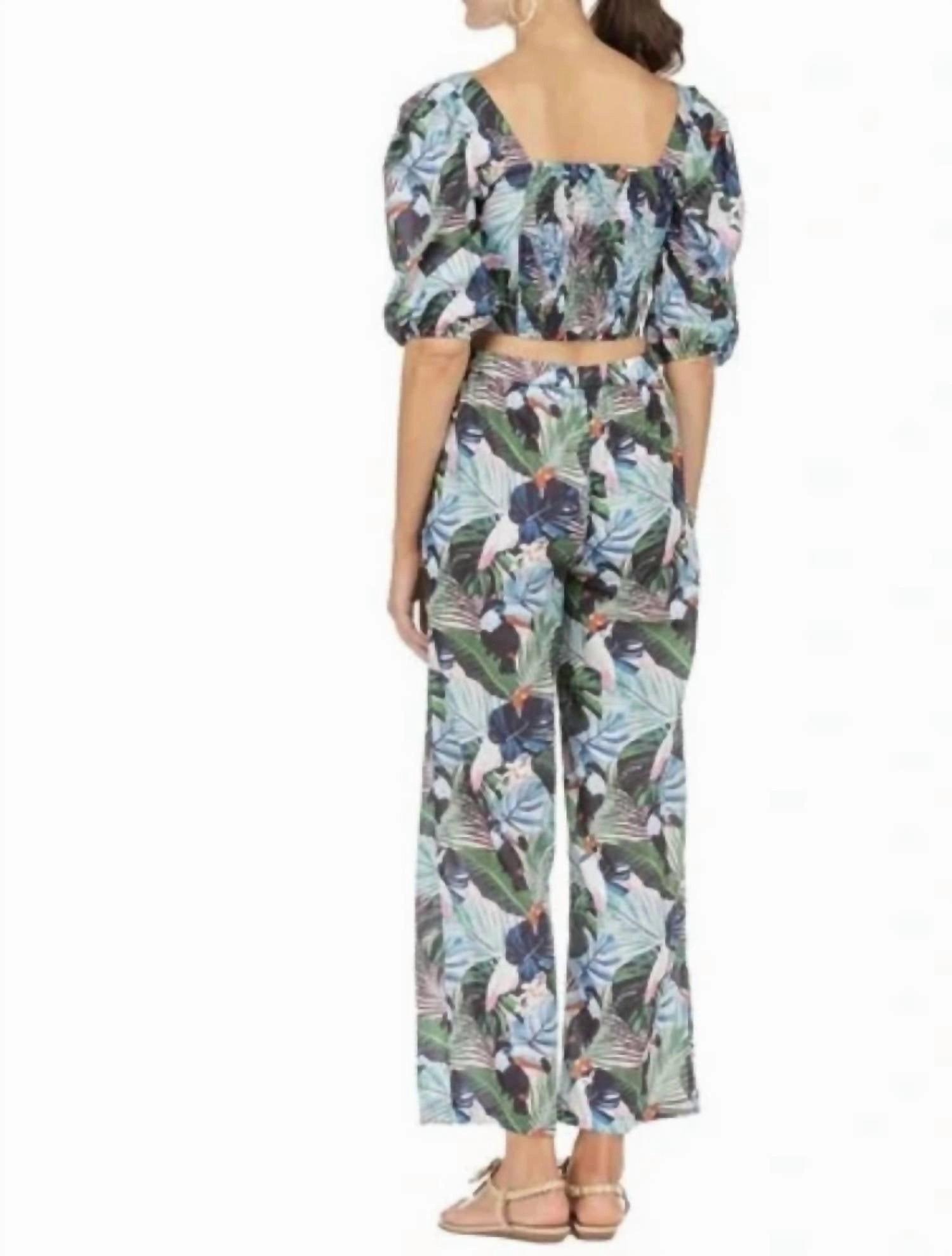 Toucan Jungle Set In Blue