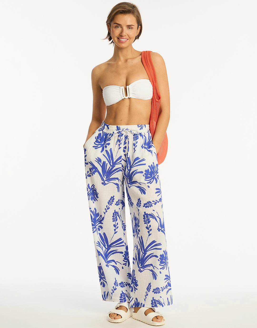 Tradewind Beach Pant - Cobalt Swim Womens - bikinis clearance