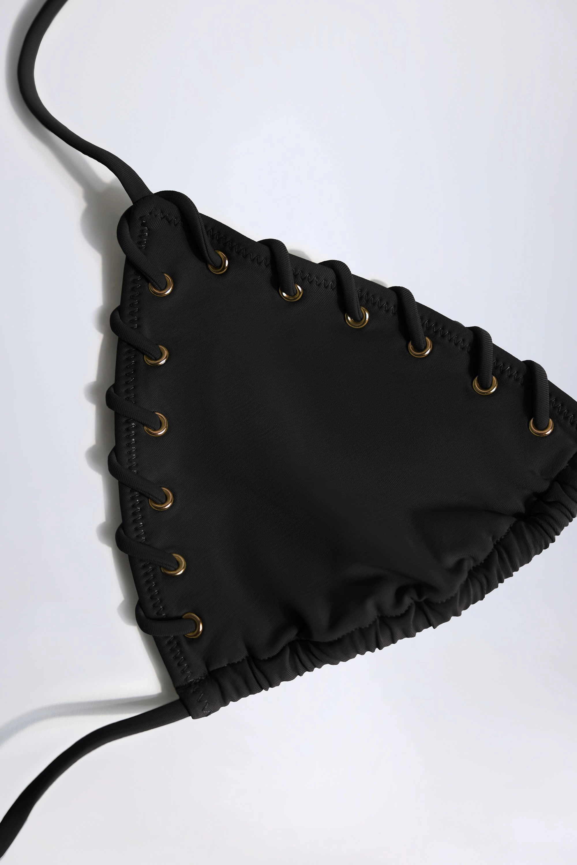 Triangle Bikini Top in Black