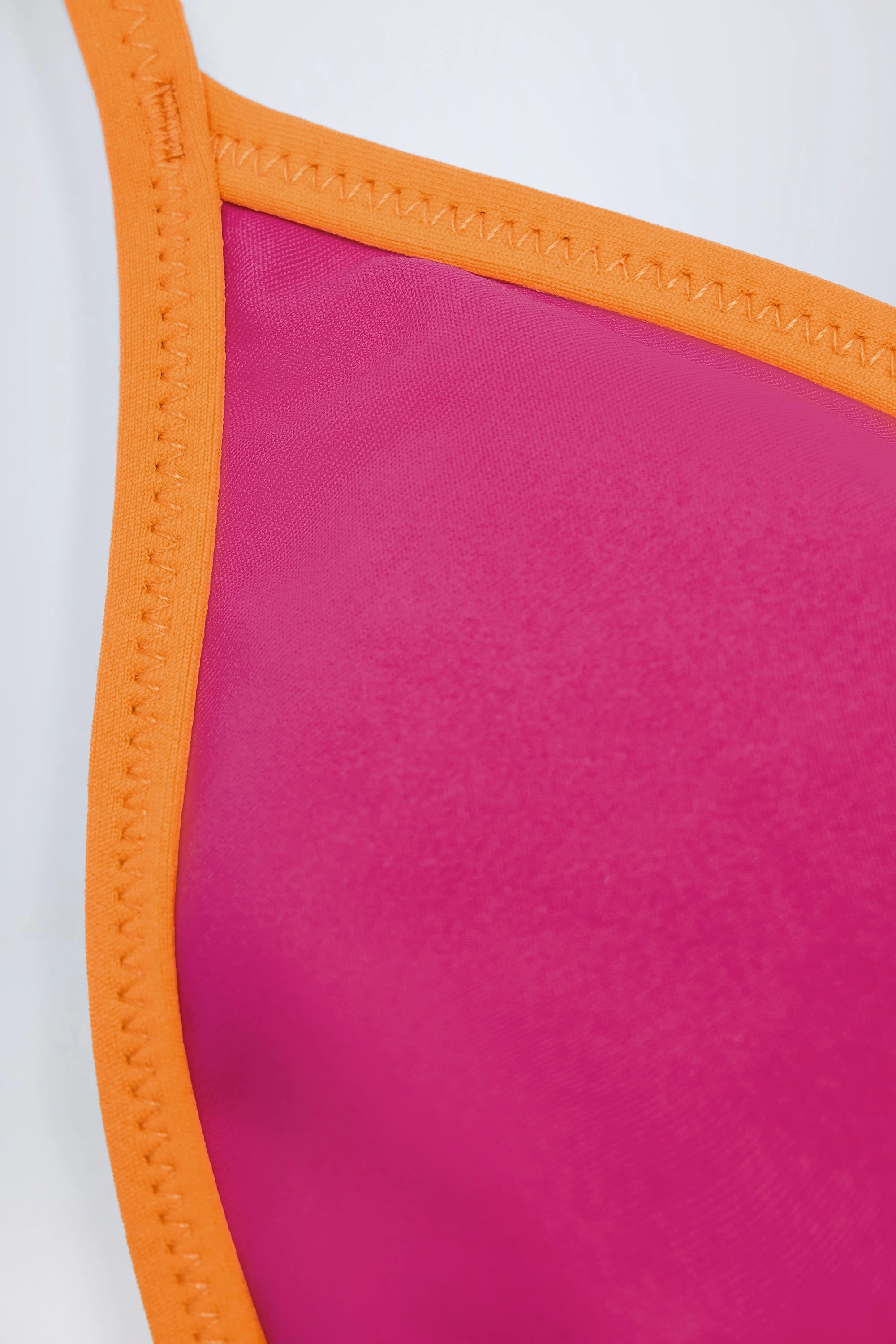 Triangle Bikini Top in Fuchsia