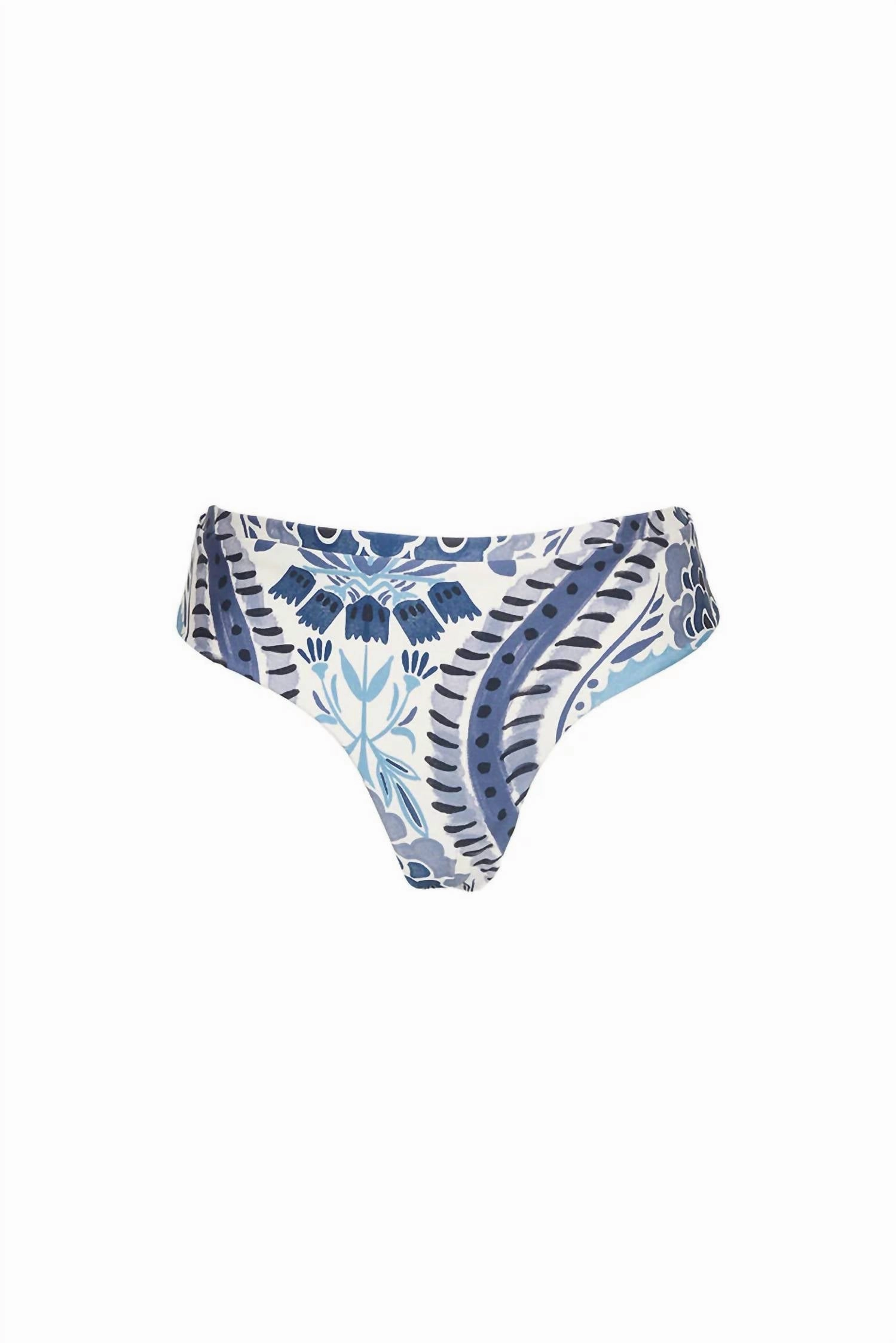 Trisha Bikini Bottom In Blue Tumaco