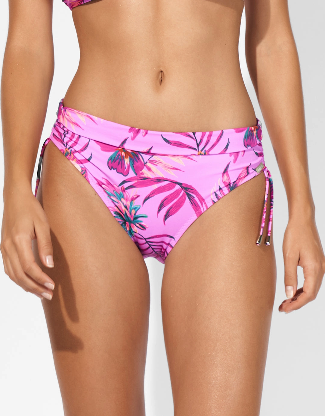 Tropic Radiance Adjustable Bikini Pant - Electric Pink Swim Womens - beachwear discount