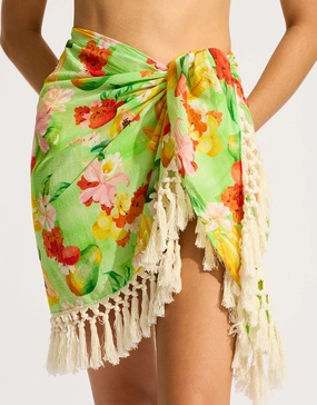 Tropique Mini Sarong - Aloe Gel Swim Womens - bikinis clearance