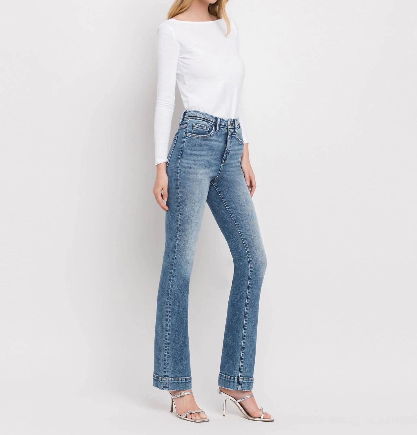 Tummy Control High-Rise Bootcut Jean In Protegee