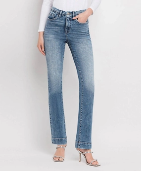 Tummy Control High-Rise Bootcut Jean In Protegee womens dress pants clearance