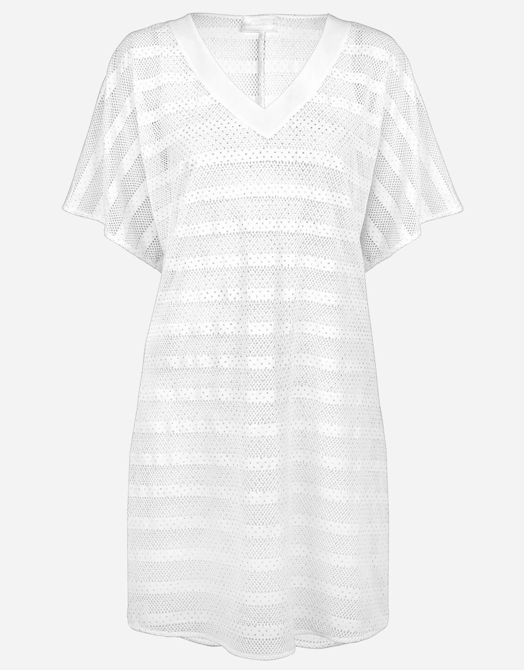 Tunic - White Silver Swim Womens - swimwear sale