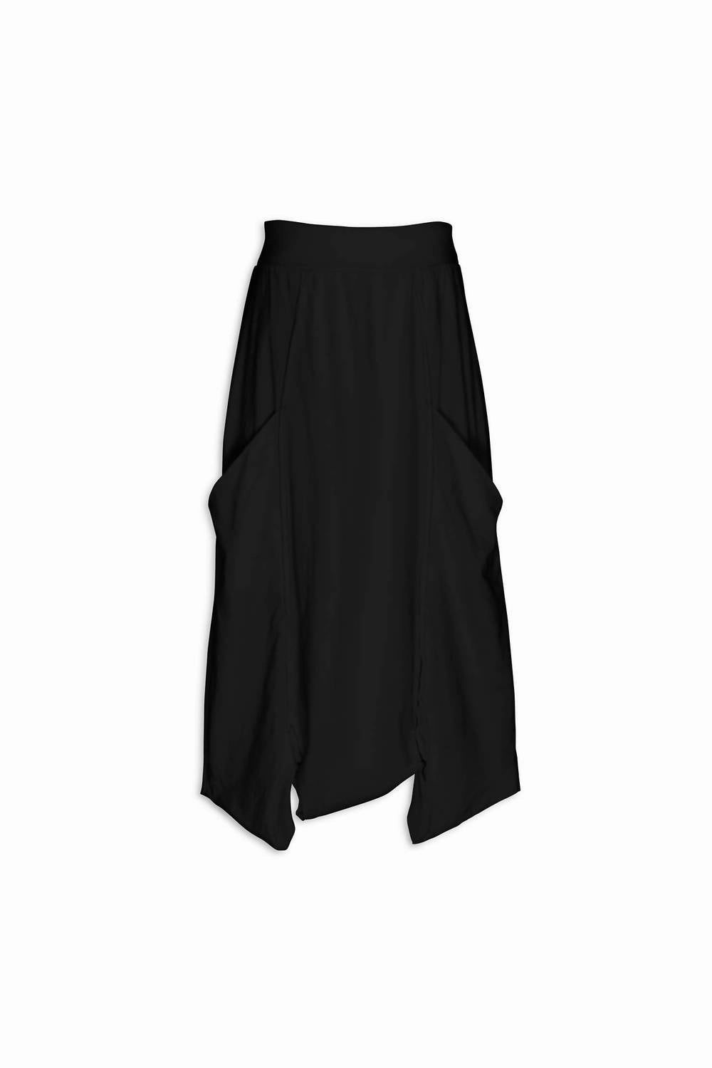 Turn Skirt In Black