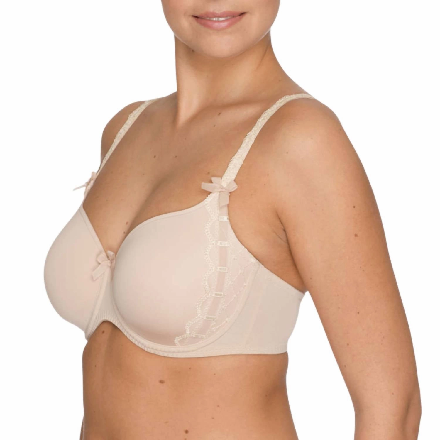 Twist A La Folie Padded Balcony Bra In Caffe Latte